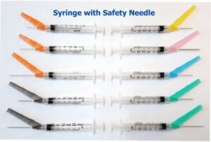 Safety Syringe With Needle: 3cc