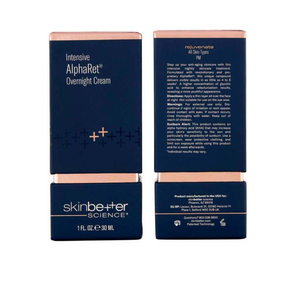 Intensive AlphaRet Overnight Cream 30 ml packaging