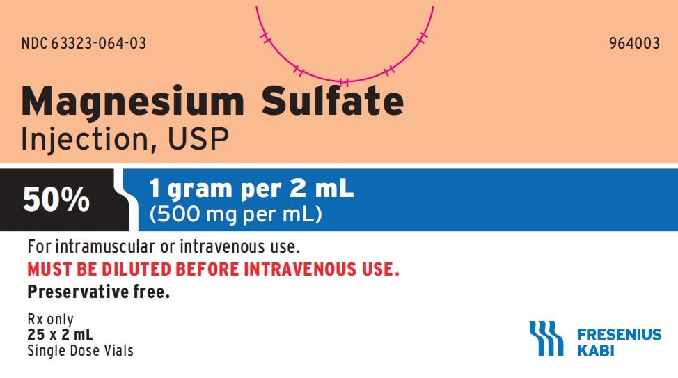 MagnesiumSulfate2mL pack of 25