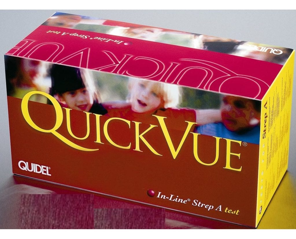 Strep A Test Kit QuickVue In-Line Strep A Test Kit – 25 Tests Per Box ...