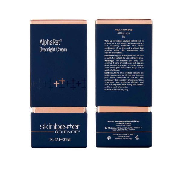 AlphaRet Overnight Cream 30 ml Packaging
