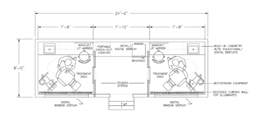 Glass Body MedSpa Interior Floorplan