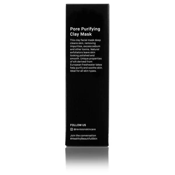 Pore Purifying Clay Mask 1.7 oz (Formerly Black Mask) back packaging