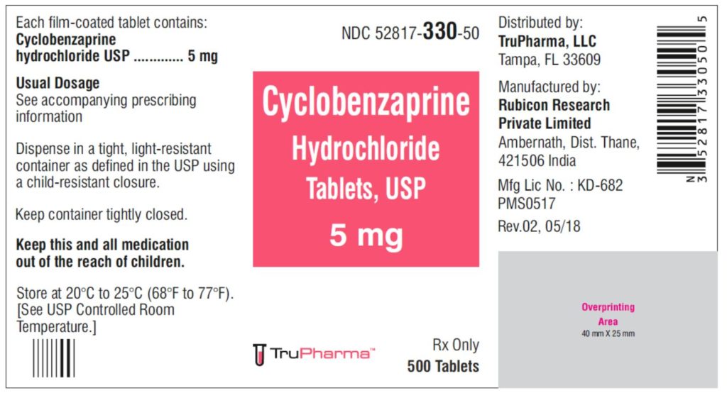 Cyclobenzaprine Tablet NDC 024294214913 Aesthetic Record Marketplace