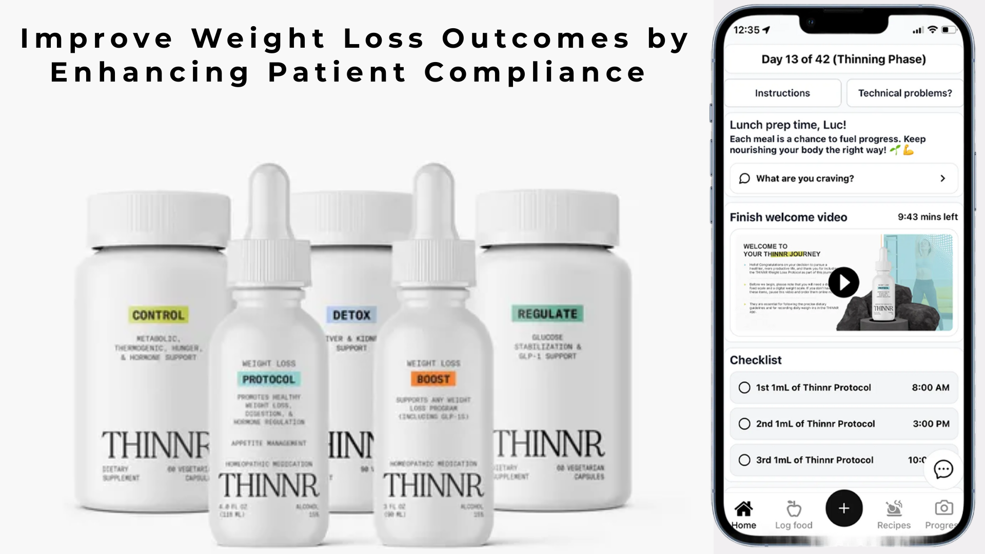 How the THINNR App and Medication Improve Weight Loss Outcomes by Enhancing Patient Compliance