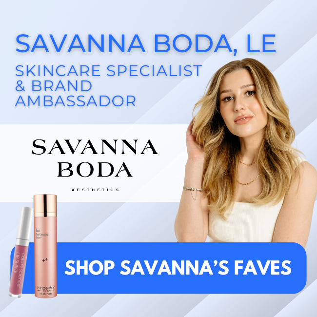 Savanna Boda Skincare favorites
