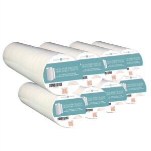 Disposable Bed Cover Sheet Roll 8 Pack 24" x 300 ft Non-Perforated Non Woven Exam Table Paper Alternative for Spa Massage Facial Bed | Source One Beauty | 01101c-8
